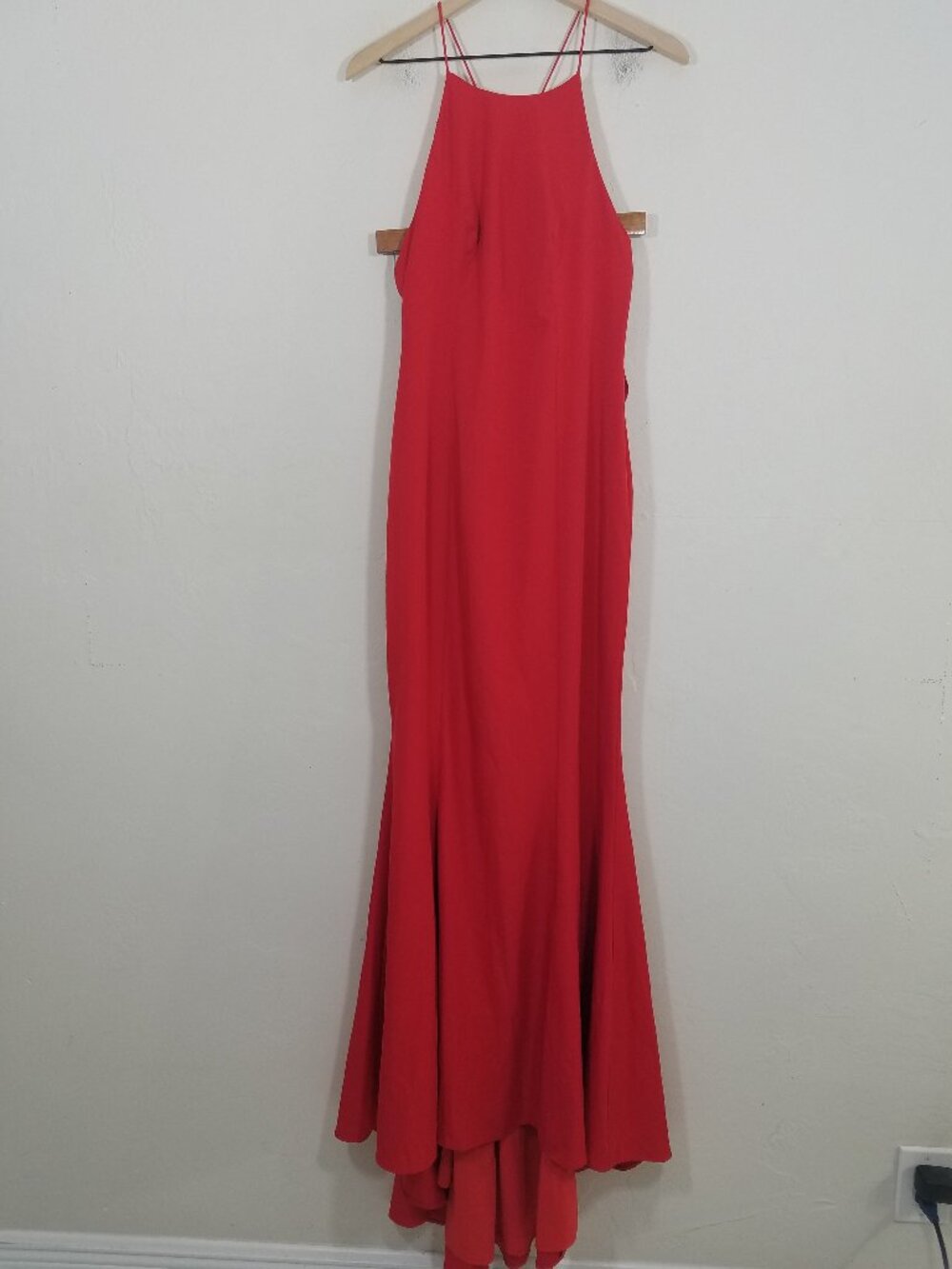 EUC Jarlo London Backless Dress Red Size 6